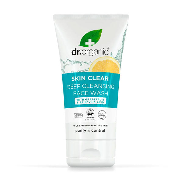 Dr Organic Skin Clear Deep Pore Cleansing Face Wash 125ml