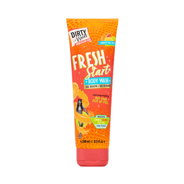 Dirty Works Beauty Shower Gel Fresh Start Citrus Body Wash The