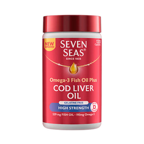 Seven Seas Cod Liver Oil High Strength Gelatine Free