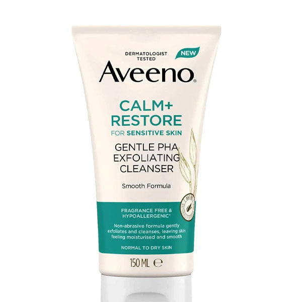 Avveno Face Calm+restore Gentle Pha Exfoliating Cleanser 150ml