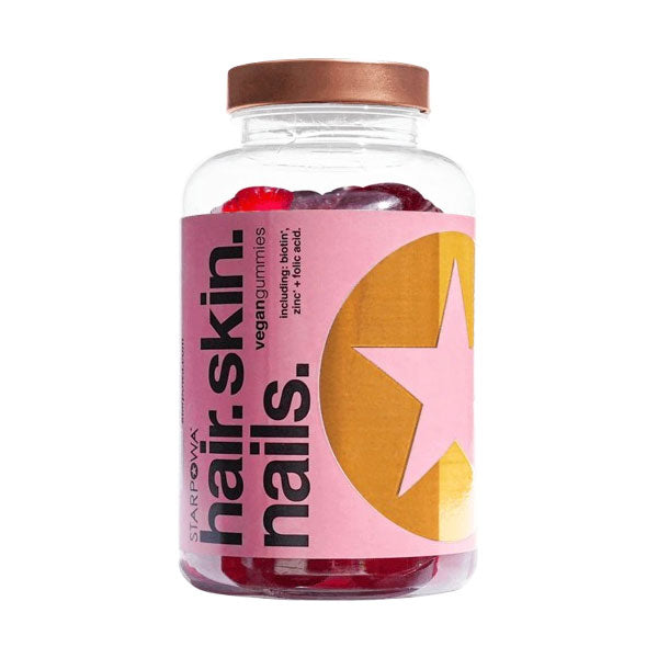 Starpowa Hair, Skin, Nails Vegan Gummies (30 Day Supply)