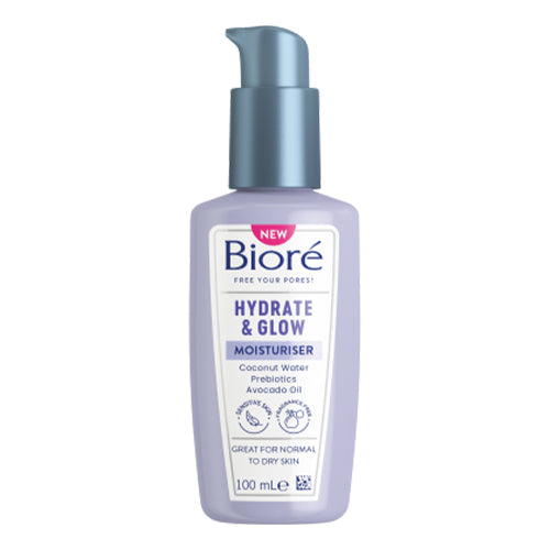 Biore Hydrate and Glow  Moisturiser 100ml