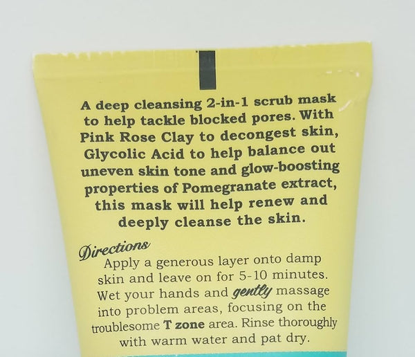 Dirty Works Clean Sweep 2 in 1 Scrub Mask 100ml