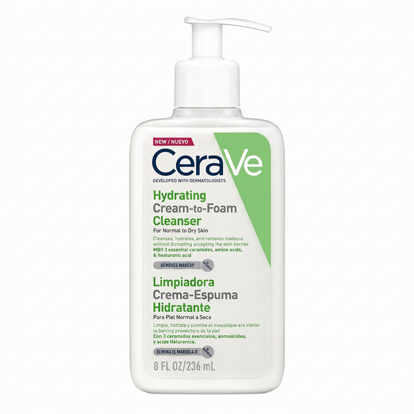 CeraVe Hydrating Cream to Foam Cleanser 236ml