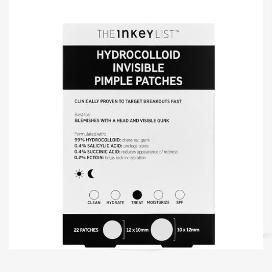 The INKEY List Hydrocolloid Invisible Pimple Patches