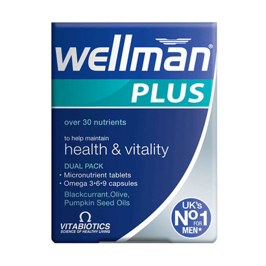 Vitabiotics Wellman Plus Omega 3-6-9