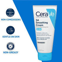 CeraVe SA Smoothing Cream For Dry Rough Bumpy Skin 177ml