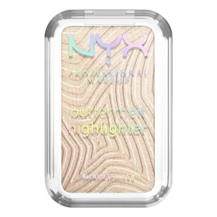 NYX Professional Makeup Buttermelt Powder Highlighter – 01 Bright & Butta