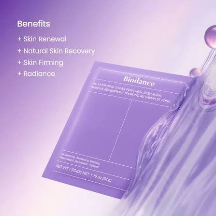 Biodance Rejuvenating Caviar PDRN Real Deep Mask