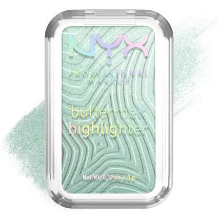 NYX Professional Makeup Buttermelt Highlighter, Butta Mint