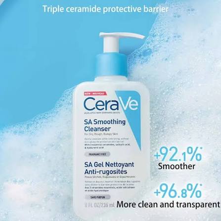 CeraVe SA Smoothing Cleanser Bumpy Skin 473ml