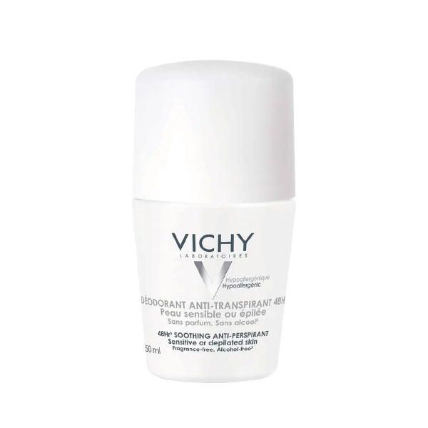 Vichy Deodorant 48h Anti-Perpirant Roll-on for Sensitive or Depilated Skin 50ml