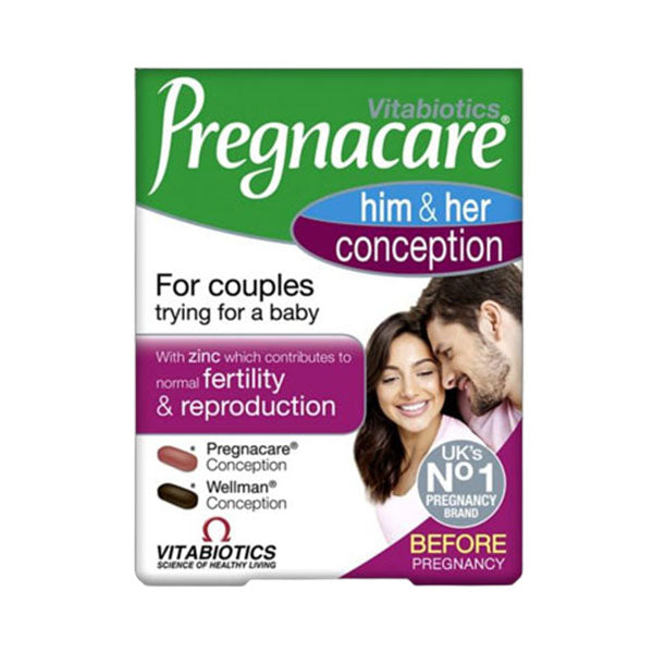 Vitabiotics Pregnacare Him and Her Conception 60 tablets
